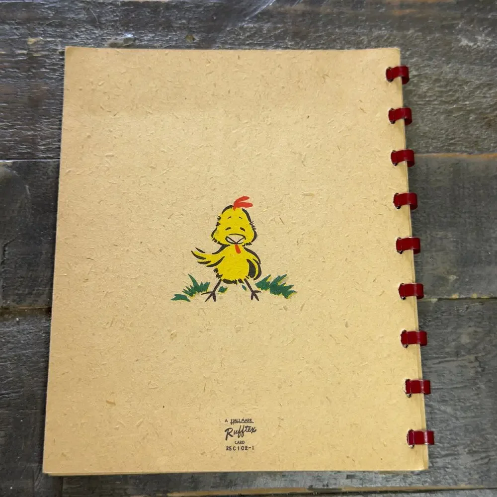 Vintage Hallmark Rufftex Card 40's 